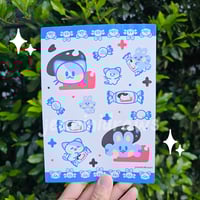 Image 3 of jasper & mocha food themed!✨ waterproof vinyl sticker sheet