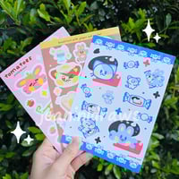 Image 5 of jasper & mocha food themed!✨ waterproof vinyl sticker sheet