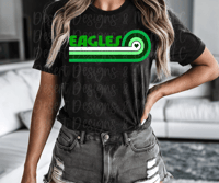 Image 2 of Eagles Striped Fun Shirt 