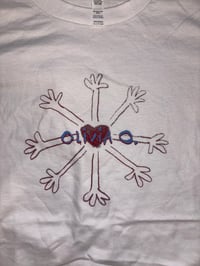 Image 2 of White Olivia O. Heart T-Shirt