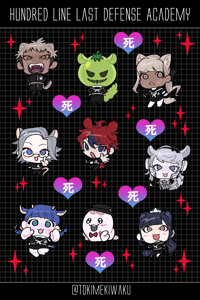 Image 1 of Hundred Line Sticker Sheet