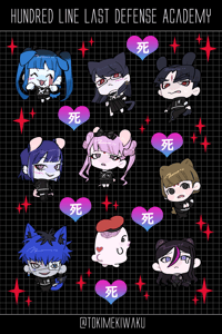 Image 2 of Hundred Line Sticker Sheet