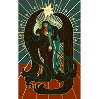 Image 1 of Cephalophore GOLD FOIL print