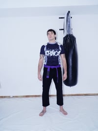 Image 3 of CHAOS TRIBAL BLACK RASHGUARD