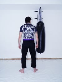 Image 4 of CHAOS TRIBAL BLACK RASHGUARD