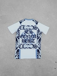 Image 2 of CHAOS TRIBAL WHITE RASHGUARD