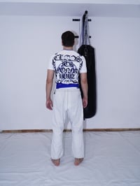 Image 4 of CHAOS TRIBAL WHITE RASHGUARD