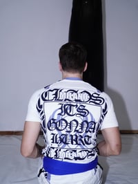 Image 5 of CHAOS TRIBAL WHITE RASHGUARD