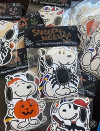 Image 1 of Halloween Snoopy Sticker Pack