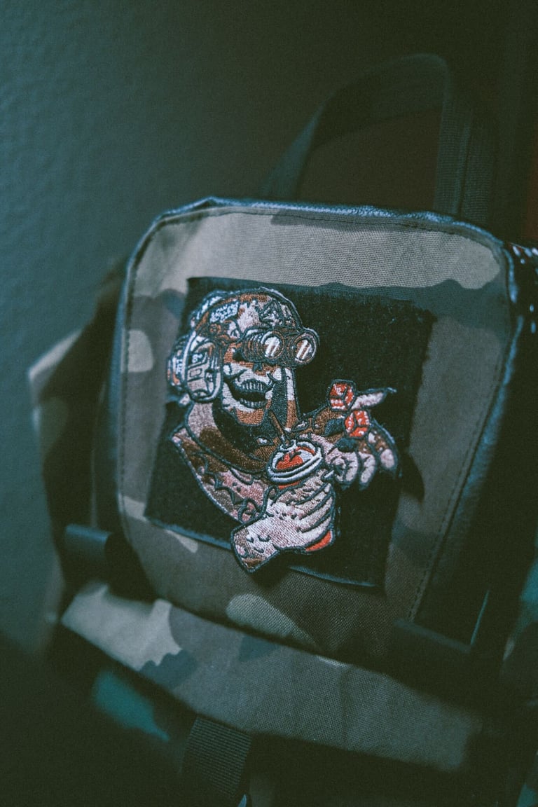 LRC x WLK - " CHOCOLATE CHIP MISFORTUNE " - EMBROIDERED PATCH 