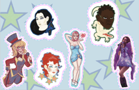Artists sticker sheet