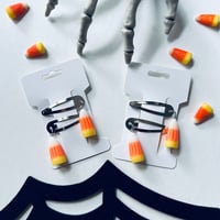 Candy Corn Hair Clips