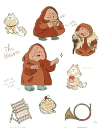 Image 1 of nanofather sticker sheet