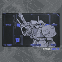 Image 1 of 'C-Zaku' Robot - TCG Playmat