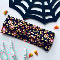 Candy Corn Floral Headwrap