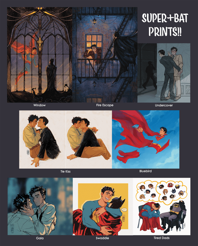 DISCOUNTED B-Grade Super+Bat Prints