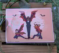 Image 1 of (LIMITED TIME) Team Red (and Jeff!) Halloween Print