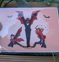 Image 2 of (LIMITED TIME) Team Red (and Jeff!) Halloween Print