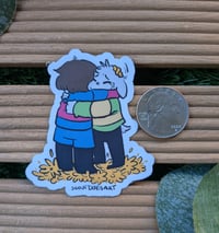 Image 3 of UT Frisk and Asriel Sticker
