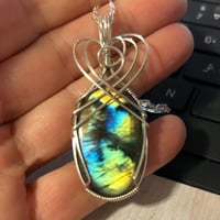Image 2 of Labradorite Sterling Silver necklace