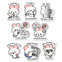 Mouse Girl Stickers