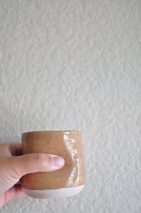 Image 4 of Tan Thumbprint Tumbler