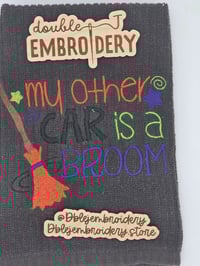 Image 2 of Towel-My other car is a broom