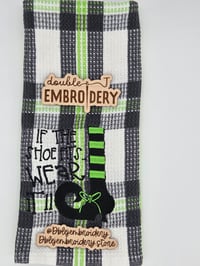 Image 2 of If the shoe fits wear it-hand towel