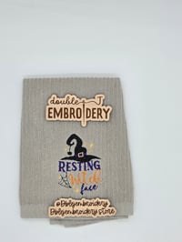 Image 3 of Resting witch face-hand towel