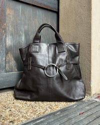 Image 5 of LARGE BROWN RING BAG