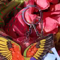 Image 3 of Rainbow Lorikeet Keychain/Lanyard keychain