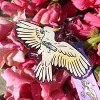 Image 1 of Cockatoo Keychain/Lanyard Keychain