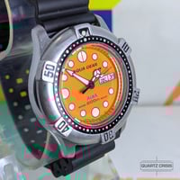 Image 4 of 1989 Alba/Seiko Aqua Gear Orange Dial Quartz Dive Watch (V346-7a00)