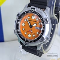 Image 5 of 1989 Alba/Seiko Aqua Gear Orange Dial Quartz Dive Watch (V346-7a00)