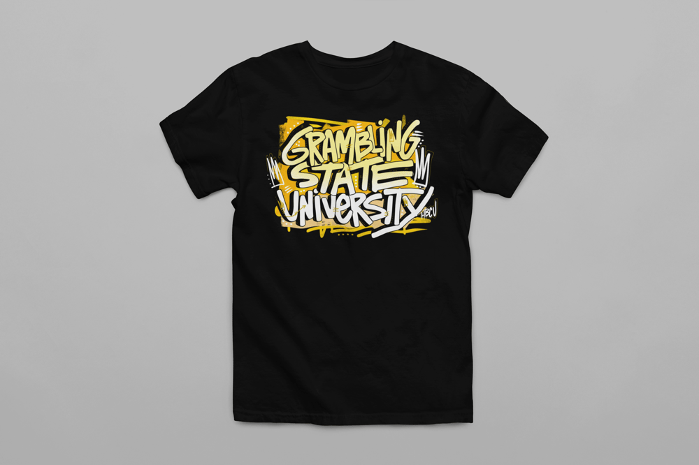 GRAMBLING STATE UNIVERSITY GRAFFITI TEE