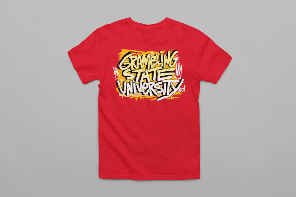 GRAMBLING STATE UNIVERSITY GRAFFITI TEE