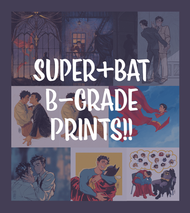 DISCOUNTED B-Grade Super+Bat Prints