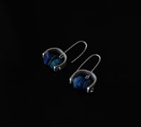 Image 2 of Tranquil Blue Kyanite Silver Earrings