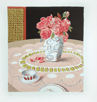 Image 1 of Pink Roses at Charleston by Lawrence Mynott