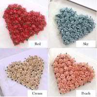 Image 7 of Personalised Wedding Card. 20 Colours. Gift Boxed Heart Card.