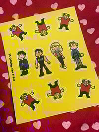 The Gang sticker sheet
