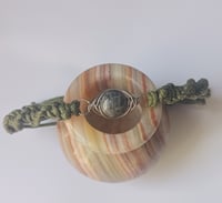 Image 1 of Jasper and Olive Green Herringbone Bracelet (Best Seller)