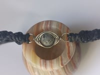 Image 2 of Jasper and Black Herringbone Bracelet