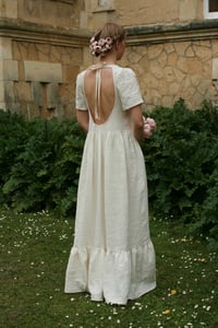 Image 1 of OPEN back wedding dress