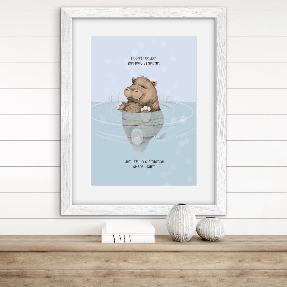 Image of  ‘How Much I Swear’ Sweary Print