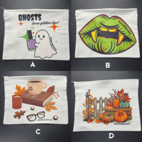 Image 1 of Fall Exclusive Zipper Pouches. 