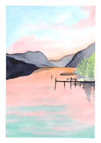 Image 1 of Sunset On The Lake