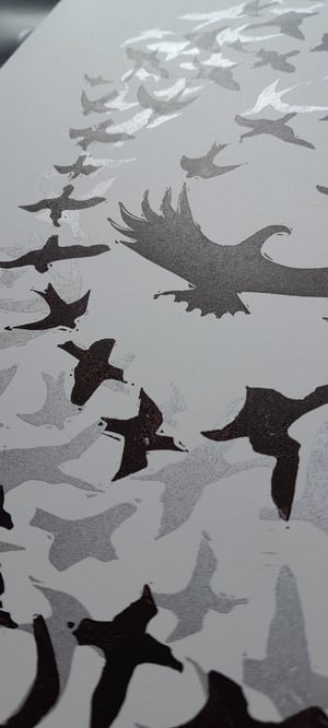 'Wren - King of the Birds' Linocut Print