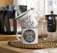 Image 1 of Wake & Lake Enamel Mug