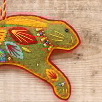 Image 2 of Folk Art Hare Decoration